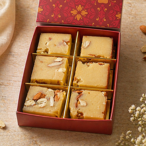Almond Barfi