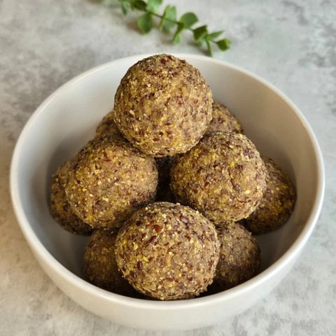 Alsi (flaxseeds) Laddu - Nuts Free & Gluten Free